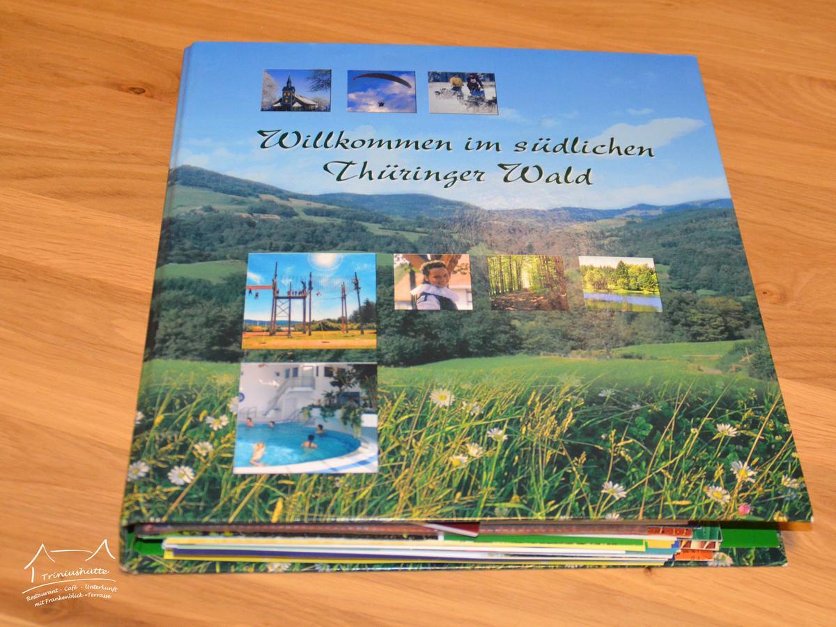 Die Triniushuette "Thueringens Schoenste Aussicht" Rauenstein Dış mekan fotoğraf