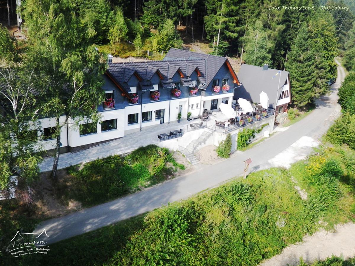 Die Triniushuette "Thueringens Schoenste Aussicht" Rauenstein Dış mekan fotoğraf