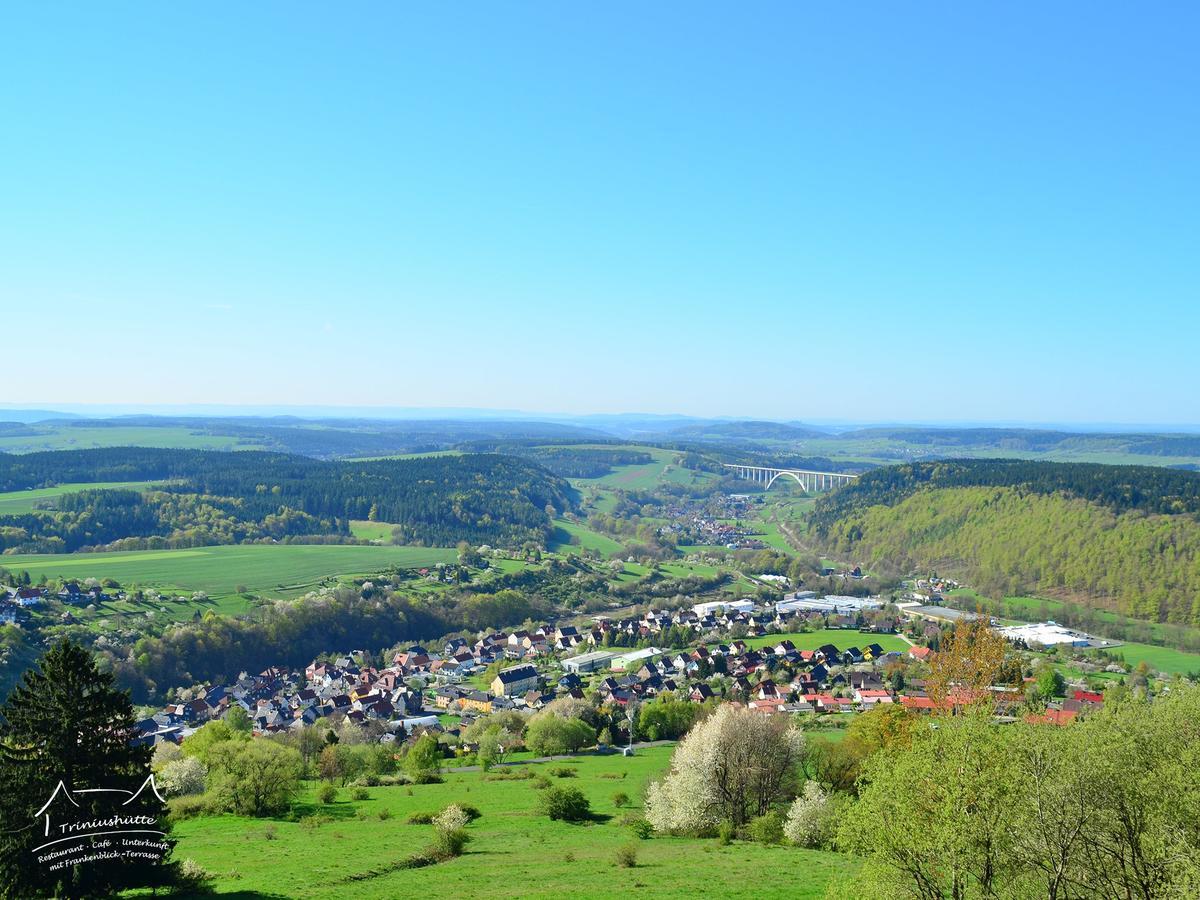 Die Triniushuette "Thueringens Schoenste Aussicht" Rauenstein Oda fotoğraf